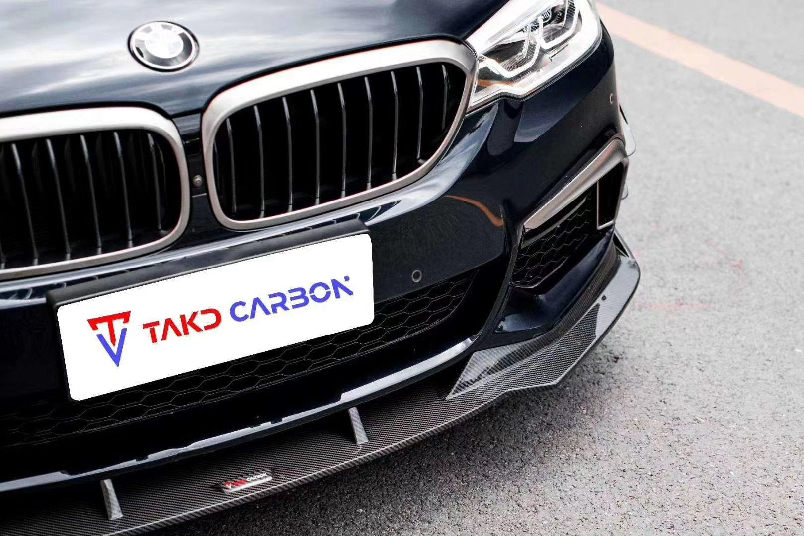 TAKD – BMW 5 SERIES G30 PRE LCI CARBON FRONT LIP