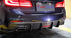 TAKD – BMW 5 SERIES G30 PRE LCI CARBON REAR DIFFUSER + REAR SIDE SKIRTS