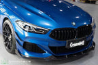 TAKD - BMW 8 SERIES G14 G15 G16 CARBON FIBRE FRONT BUMPER CANARDS
