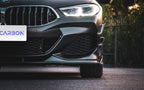 TAKD - BMW 8 SERIES G14 G15 G16 CARBON FIBRE FRONT BUMPER CANARDS