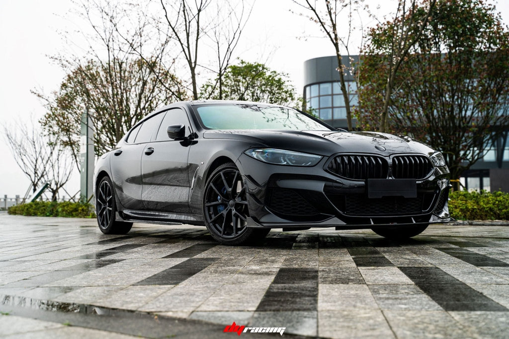 TAKD - BMW 8 SERIES G14 G15 G16 CARBON FIBRE FRONT BUMPER CANARDS