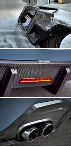 TAKD -  BMW 8 SERIES G14 G15 G16 DRY CARBON FIBRE REAR DIFFUSER V1