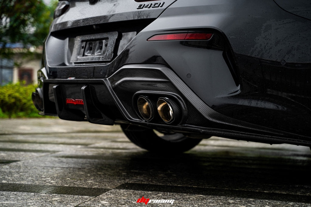 TAKD -  BMW 8 SERIES G14 G15 G16 DRY CARBON FIBRE REAR DIFFUSER V1