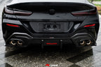 TAKD -  BMW 8 SERIES G14 G15 G16 DRY CARBON FIBRE REAR DIFFUSER V1