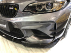 TAKD - BMW M2 F87 DRY CARBON FIBRE FRONT CANARDS