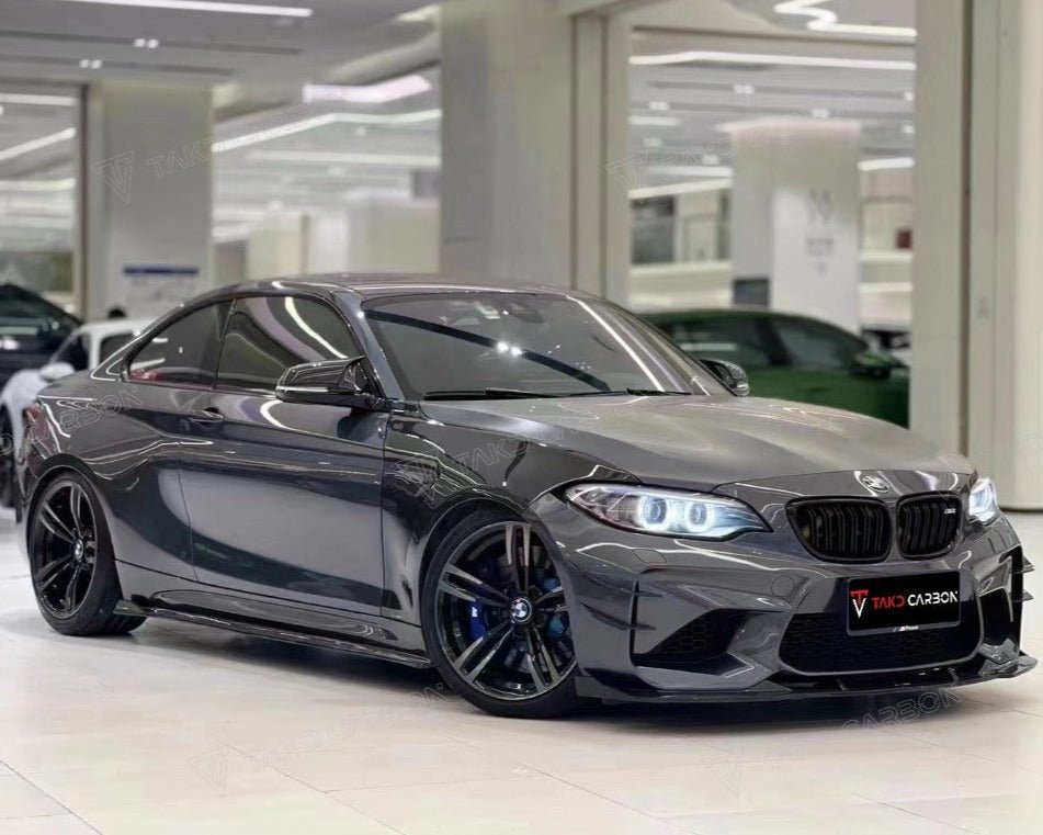 TAKD - BMW M2 / M2C F87 DRY CARBON FIBRE SIDE SKIRTS