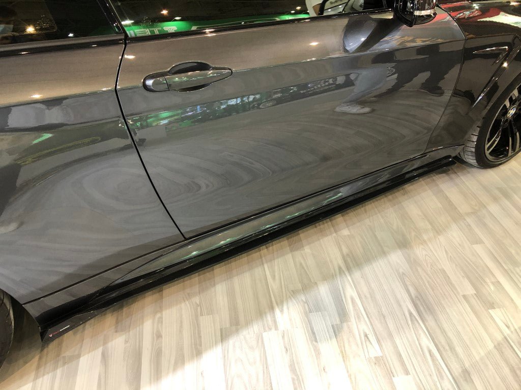 TAKD - BMW M2 / M2C F87 DRY CARBON FIBRE SIDE SKIRTS