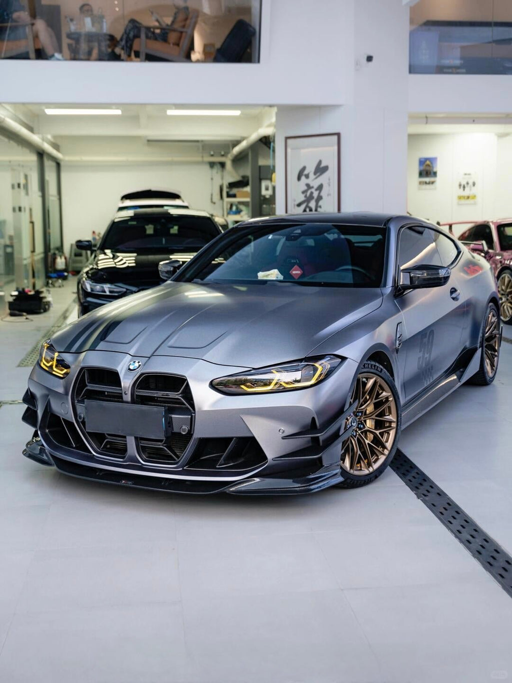TAKD - BMW M3 G80 M4 G82 DRY CARBON FIBER FRONT LIP