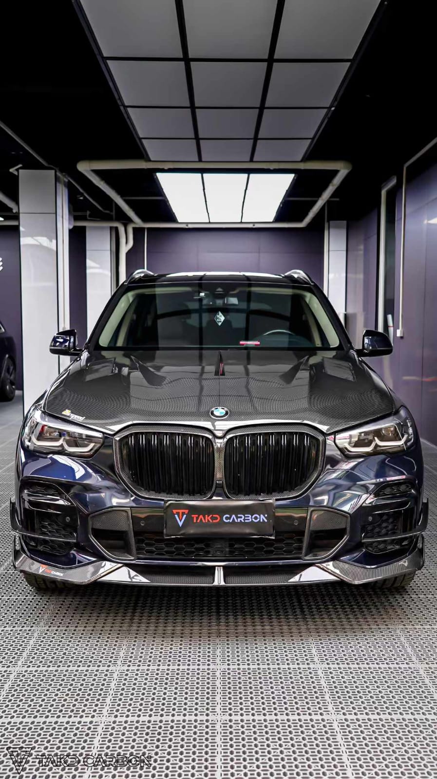 TAKD - BMW X5 G05 PRE-LCI DRY CARBON FIBRE FRONT LIP