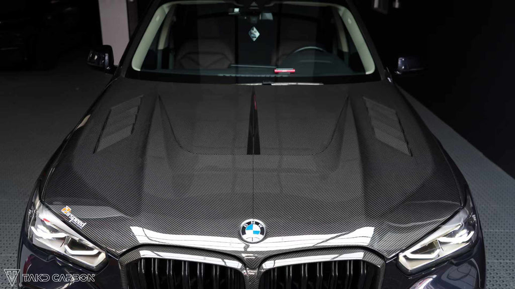 TAKD - BMW X5 G05 / X5M F95 PRE-LCI DRY CARBON FIBRE HOOD BONNET
