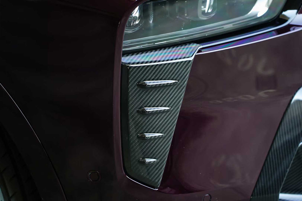 TAKD - BMW X7 G07 LCI CARBON FIBER HEADLIGHT TRIM