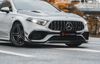 TAKD - MERCEDES A CLASS W177 A45 CARBON FIBRE FRONT BUMPER CANARDS