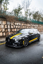TAKD - MERCEDES A CLASS W177 A45 CARBON FRONT LIP SPLITTER