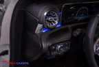 TAKD - MERCEDES BENZ A35 / A45 W177 DRY CARBON FIBER INTERIOR HEADLIGHT CONTROL TRIM