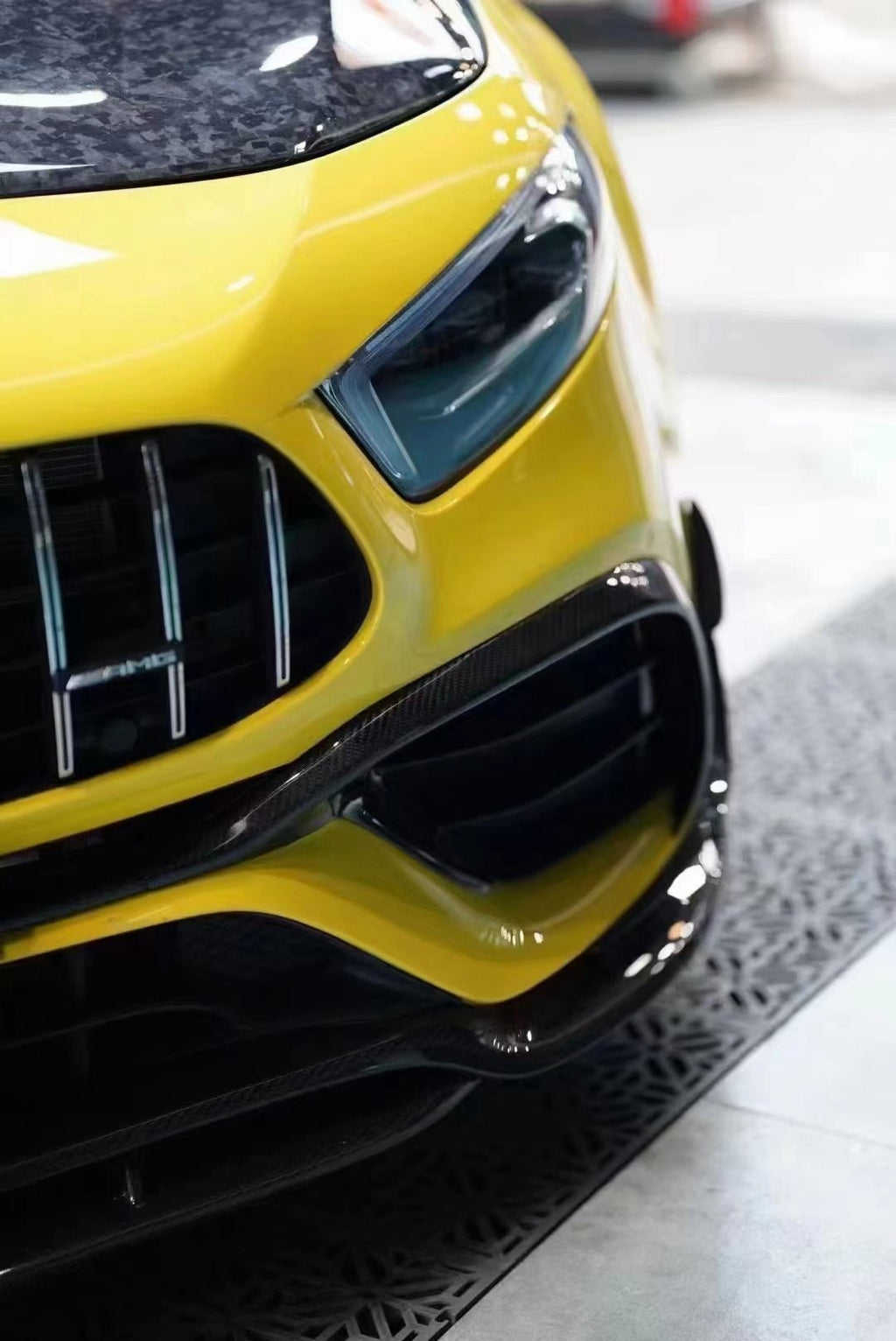 TAKD - MERCEDES BENZ A45 W177 CARBON FIBRE FRONT BUMPER SURROUND