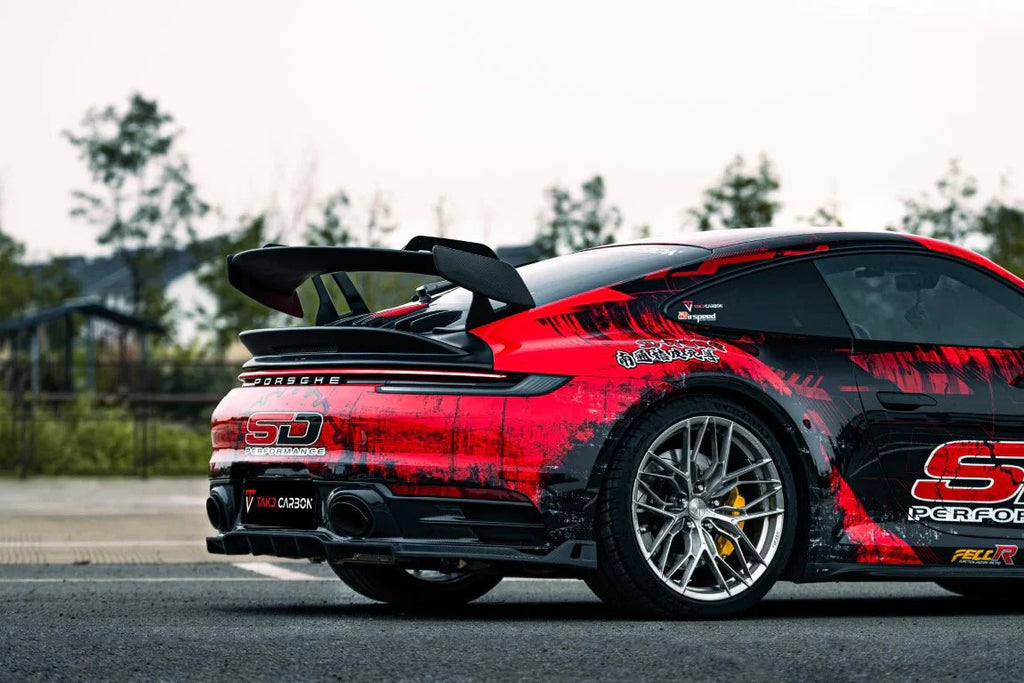 TAKD - PORSCHE 911 922 CARRERA/4/S/4S DRY CARBON FIBER REAR DIFFUSER