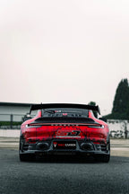 TAKD - PORSCHE 911 922 CARRERA/4/S/4S DRY CARBON FIBER REAR DIFFUSER EXTENSION
