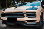 TAKD - PORSCHE CAYENNE 9Y0 DRY CARBON FIBRE FRONT LIP