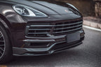 TAKD - PORSCHE CAYENNE 9Y0 DRY CARBON FIBRE FRONT LIP