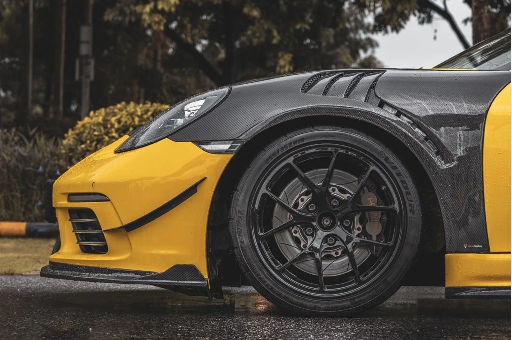 TAKD - PORSCHE CAYMAN / BOXSTER 718 DRY CARBON CANARDS