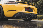 TAKD - PORSCHE CAYMAN / BOXSTER 718 DRY CARBON REAR DIFFUSER