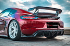 TAKD - PORSCHE CAYMAN / BOXSTER 718 DRY CARBON REAR DIFFUSER