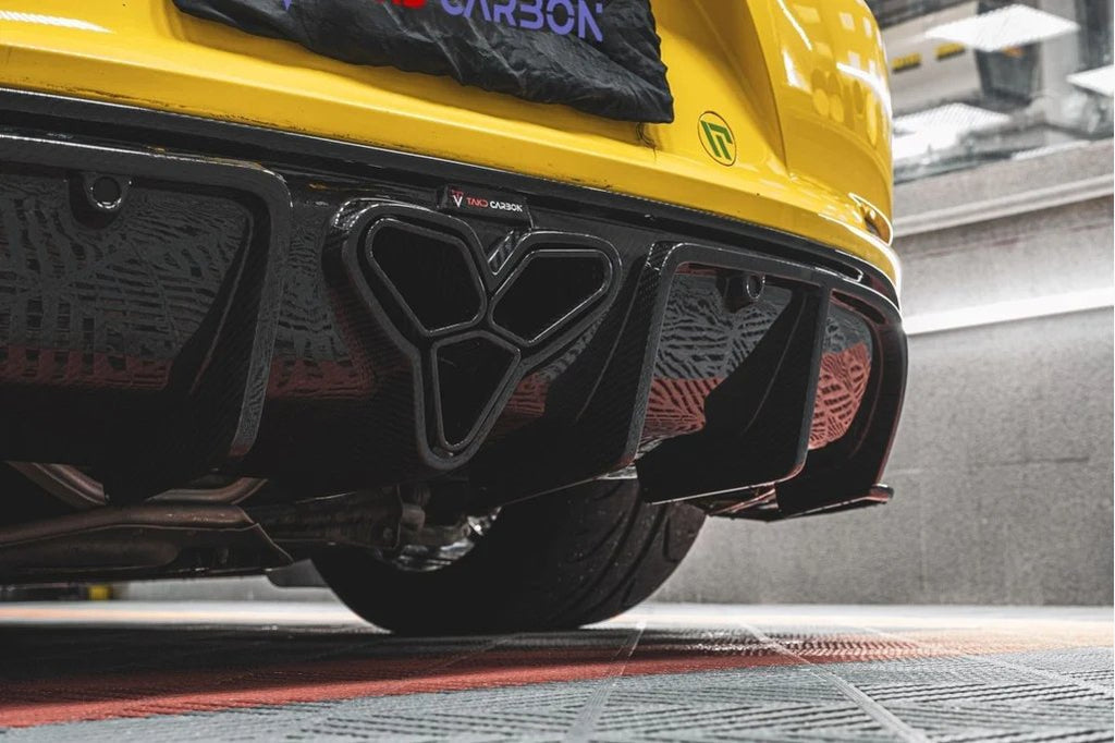 TAKD - PORSCHE CAYMAN / BOXSTER 718 DRY CARBON REAR DIFFUSER
