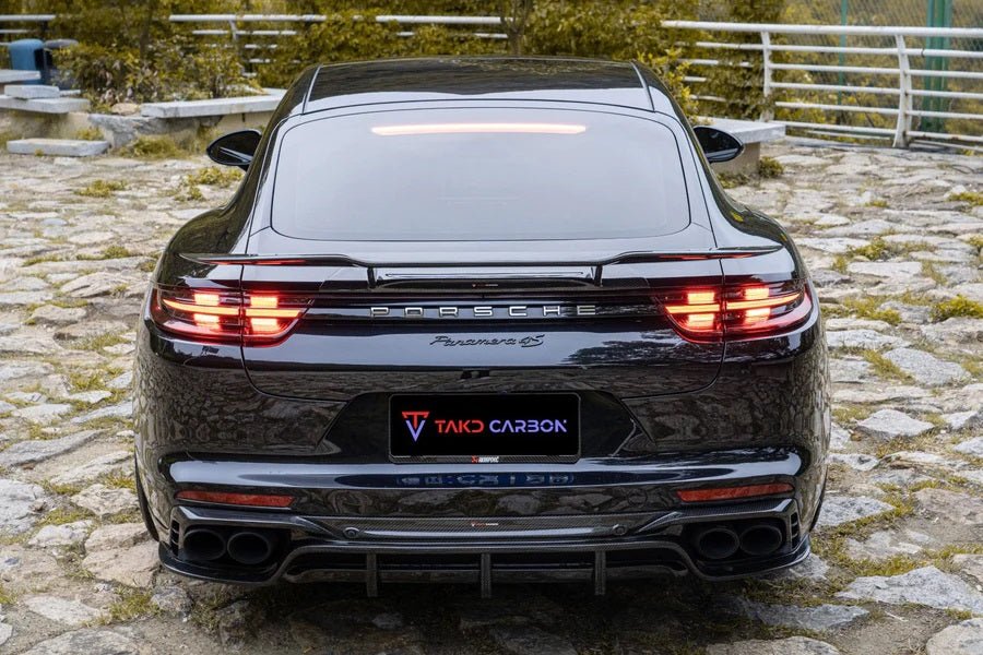 TAKD - PORSCHE PANAMERA 4 & 4S & TURBO 971 DRY CARBON FIBRE REAR SPOILER