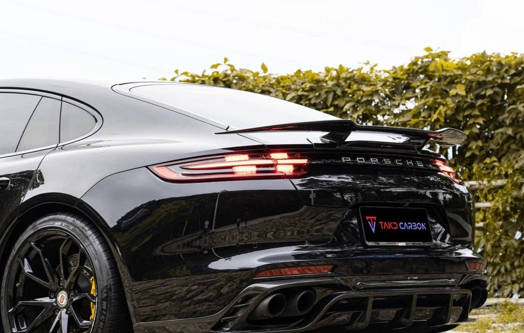 TAKD - PORSCHE PANAMERA 4 & 4S & TURBO 971 DRY CARBON FIBRE REAR SPOILER