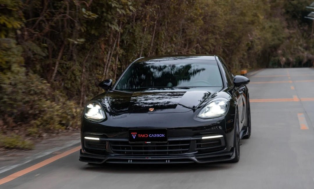 TAKD - PORSCHE PANAMERA 971 4 & 4S DRY CARBON FIBRE FRONT LIP