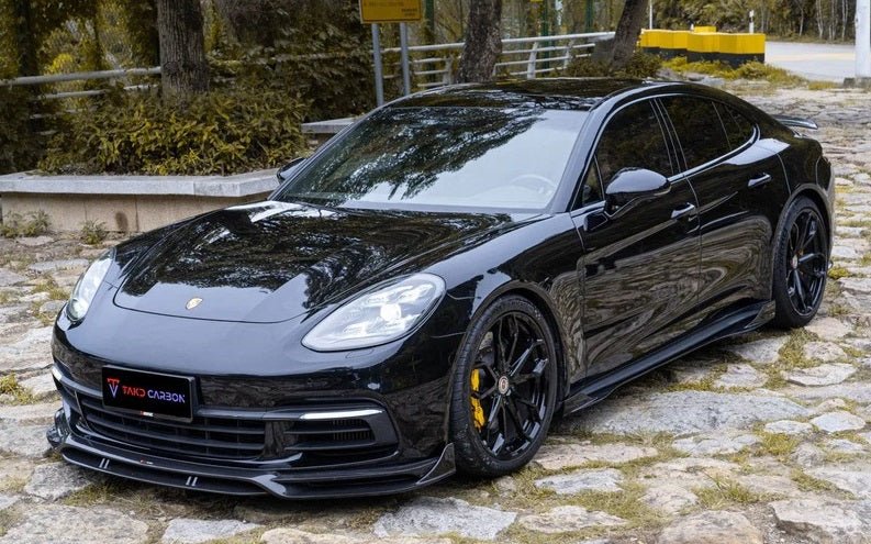 TAKD - PORSCHE PANAMERA 971 4 & 4S DRY CARBON FIBRE FRONT LIP