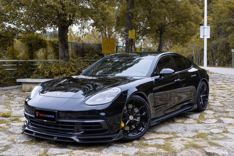 TAKD - PORSCHE PANAMERA 971 4 & 4S DRY CARBON FIBRE FRONT LIP