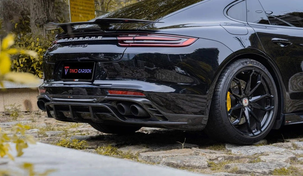 TAKD - PORSCHE PANAMERA 971 4 & 4S DRY CARBON FIBRE REAR DIFFUSER