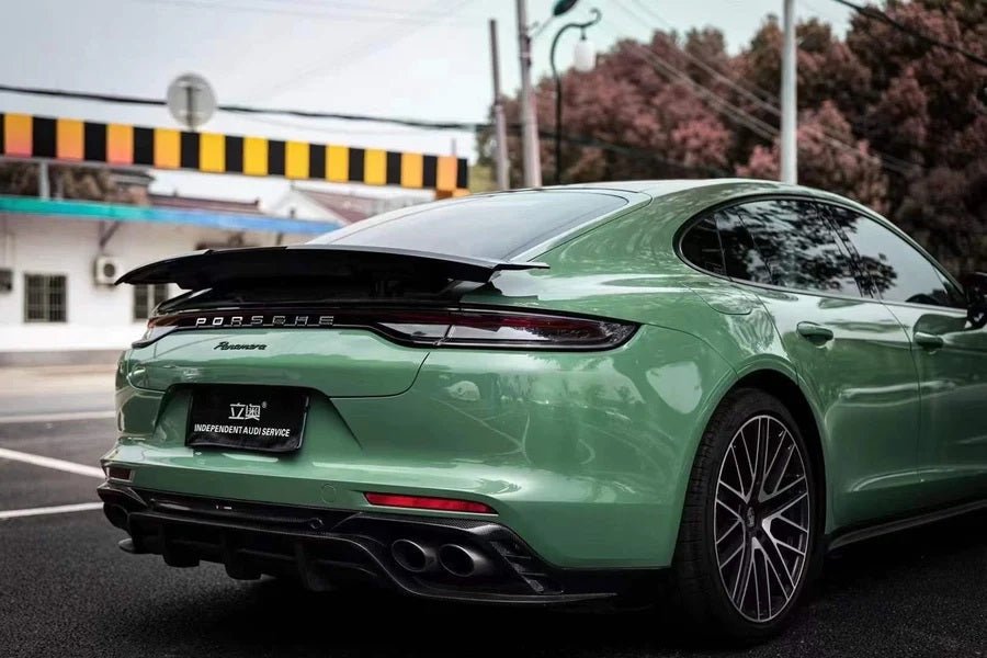 TAKD - PORSCHE PANAMERA 971 4 & 4S DRY CARBON FIBRE REAR DIFFUSER