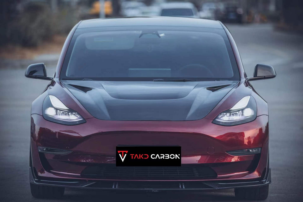 TAKD - TESLA MODEL 3 DRY CARBON FIBRE FULL BODY KIT