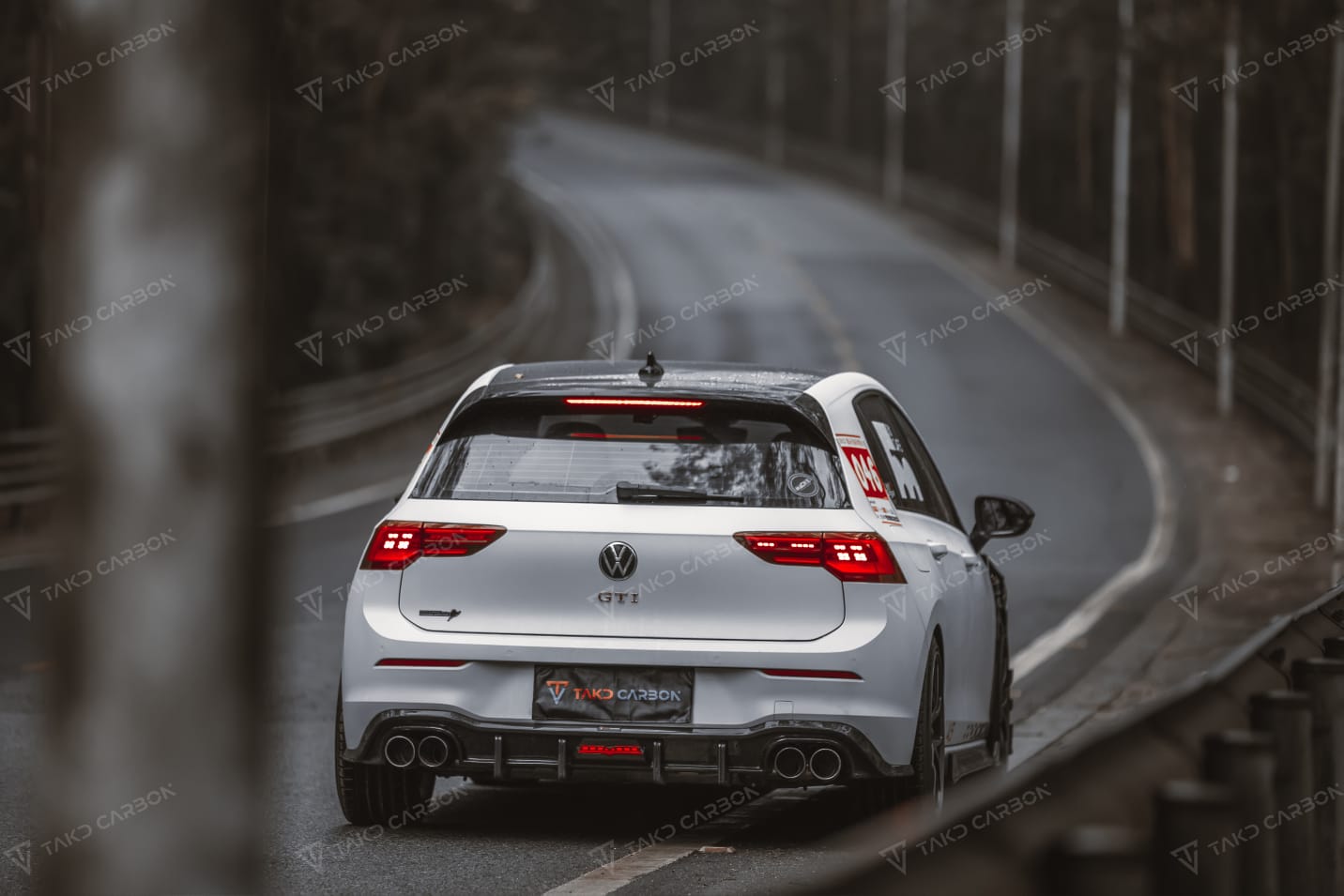 TAKD - VOLKSWAGEN GOLF MK8 GTI DRY CARBON FIBRE FULL BODY KIT