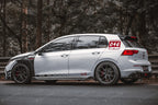 TAKD - VOLKSWAGEN GOLF MK8 GTI DRY CARBON FIBRE SIDE SKIRTS