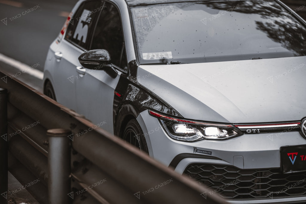 TAKD - VOLKSWAGEN GOLF MK8 GTI & R DRY CARBON FIBRE FENDERS