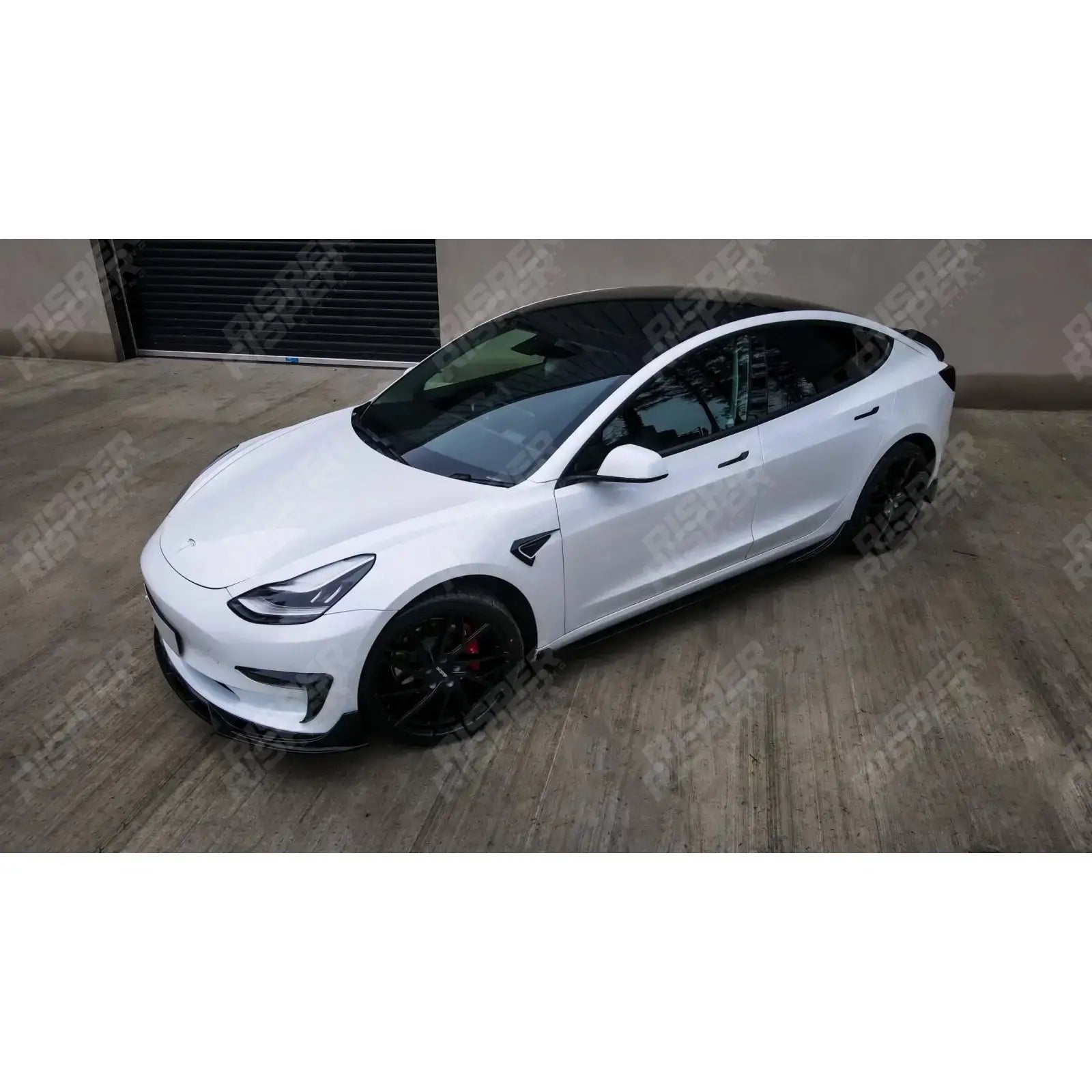 TESLA MODEL 3 2018 ON CANARD ACCENTS - IN GLOSS BLACK