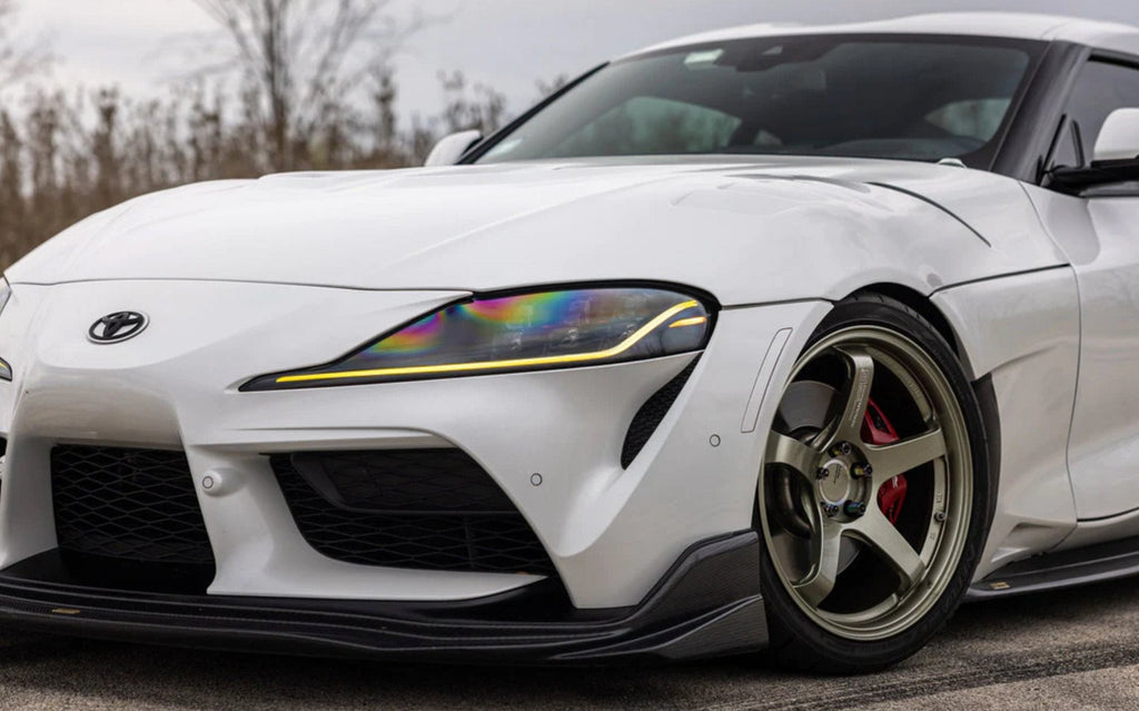 Toyota GR Supra Mk5 CSL Style Yellow DRL Module Set (2019+)