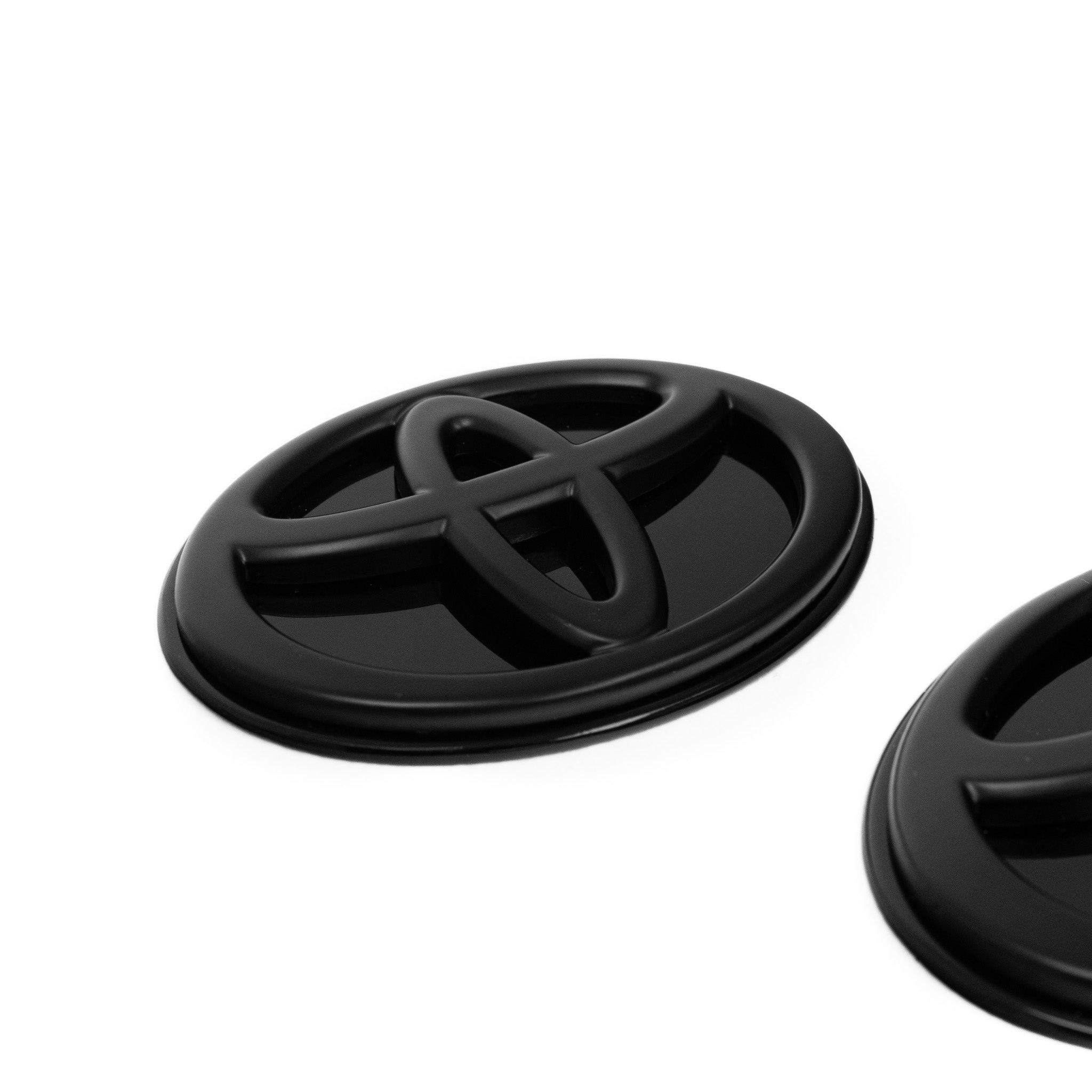 Toyota Supra A90 Mk5 Front & Rear Satin Black Emblem Badges (2019+)