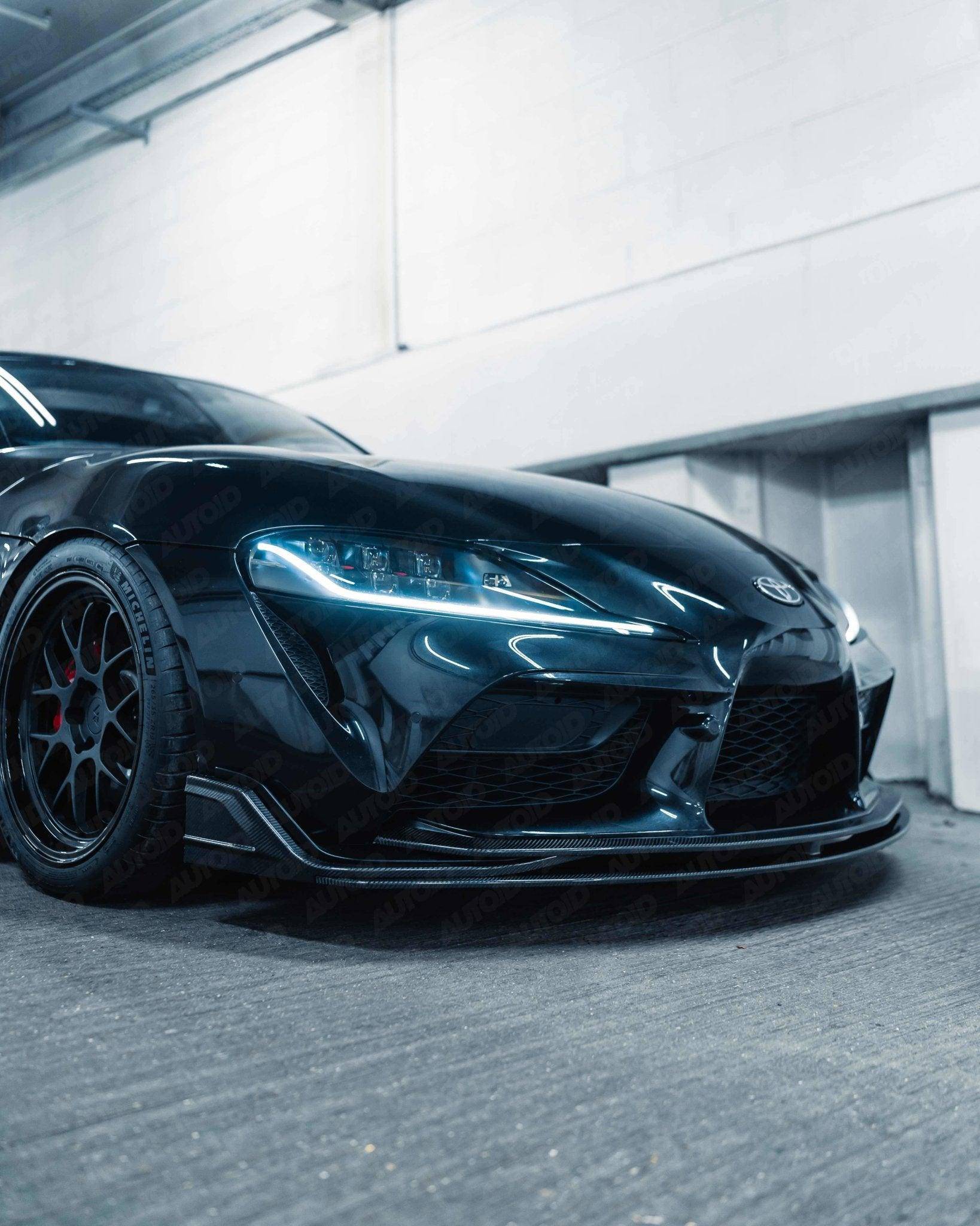 Toyota Supra Mk5 Carbon Fibre ID-01 Front Splitter (2019+)