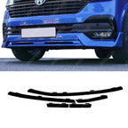 Transporter Front Bumper Lower 5PCS Grille Trim Inserts For VW T6.1 2019 - 2024