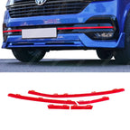 Transporter Front Bumper Lower 5PCS Grille Trim Inserts For VW T6.1 2019 - 2024