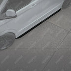 Trapezoid Side Bars In Gloss Black For Volkswagen Transporter SWB T7 2025 on