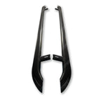 Trapezoid Side Bars in Gloss Black For VW Transporter T5 & T6 LWB 2003-2023
