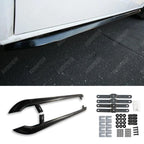Trapezoid Side Bars in Gloss Black For VW Transporter T5 & T6 LWB 2003-2023