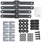 Trapezoid Side Bars in Gloss Black For VW Transporter T5 & T6 SWB 2003-2023