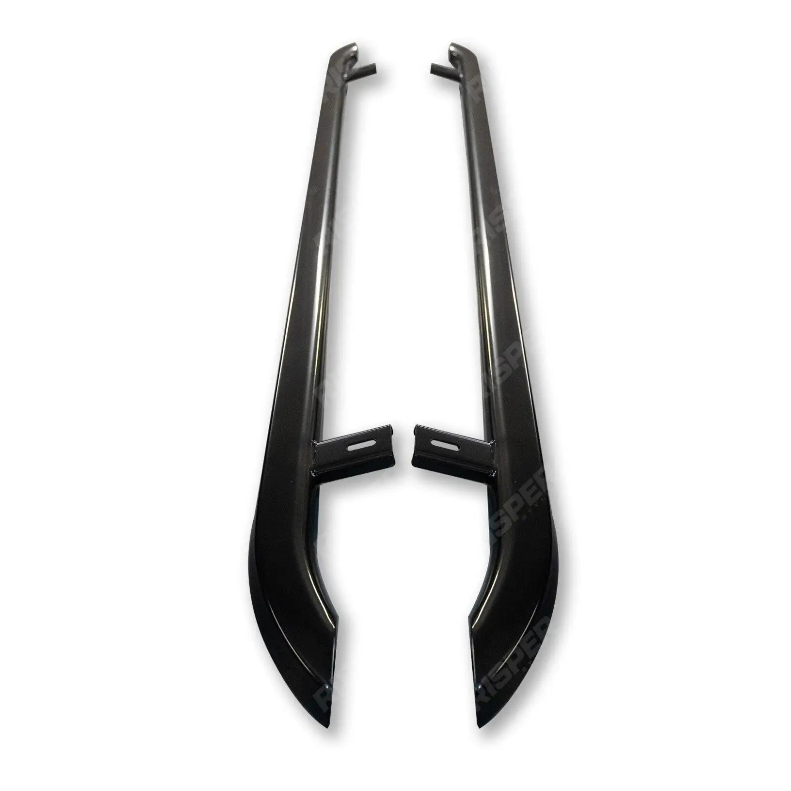 Trapezoid Side Bars in Gloss Black For VW Transporter T5 & T6 SWB 2003-2023