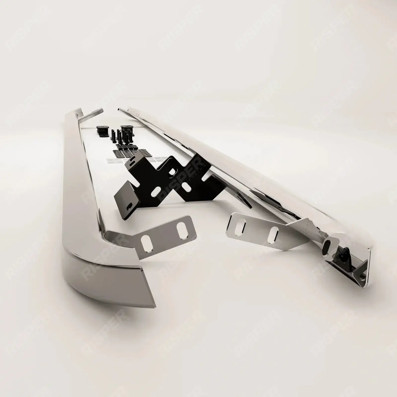 Trapezoid Side Bars In Stainless Steel For Volkswagen Transporter SWB T7 2025 On